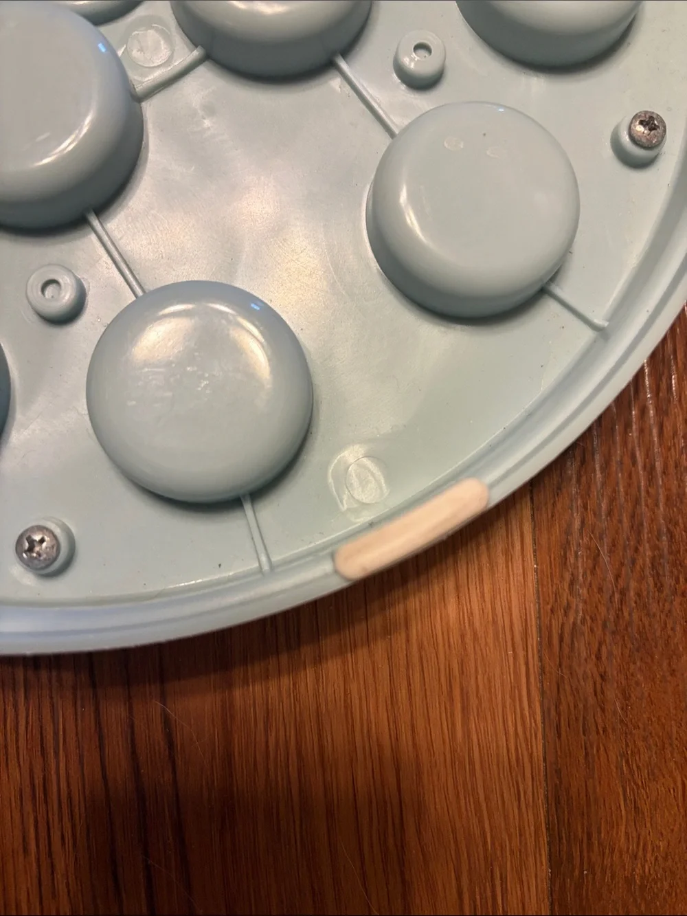 Source Unknown Interactive Puzzle Feeder in Blue, Pink, Tan and Gray